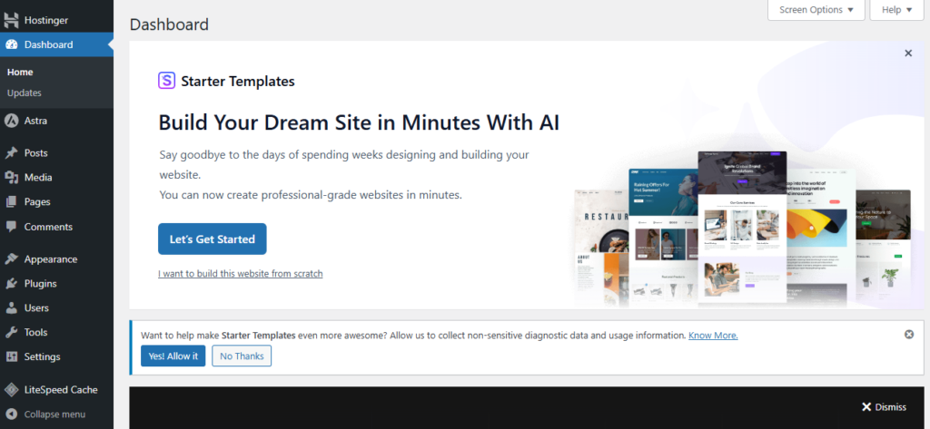 wordpress-dashboard